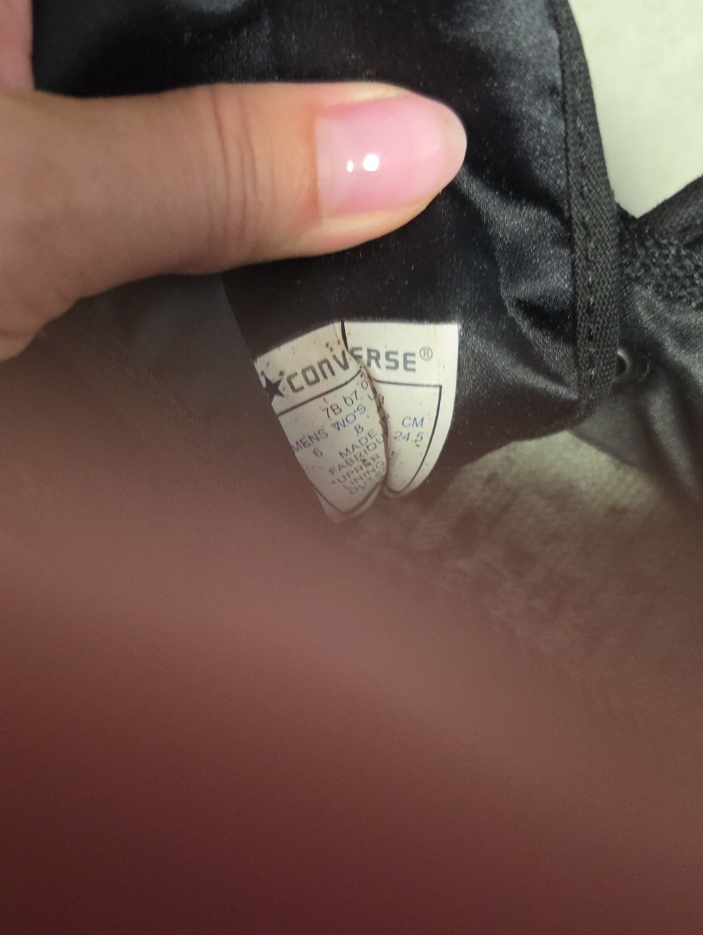 Converse Chuck Taylor Black Sequin High-Top Sneakers - Picture 5 of 6